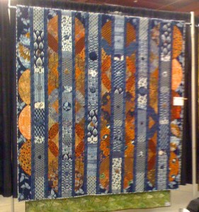 Intersections quilt by Kathleen McLaughlin at the Vermont Quilt Festival, 2010